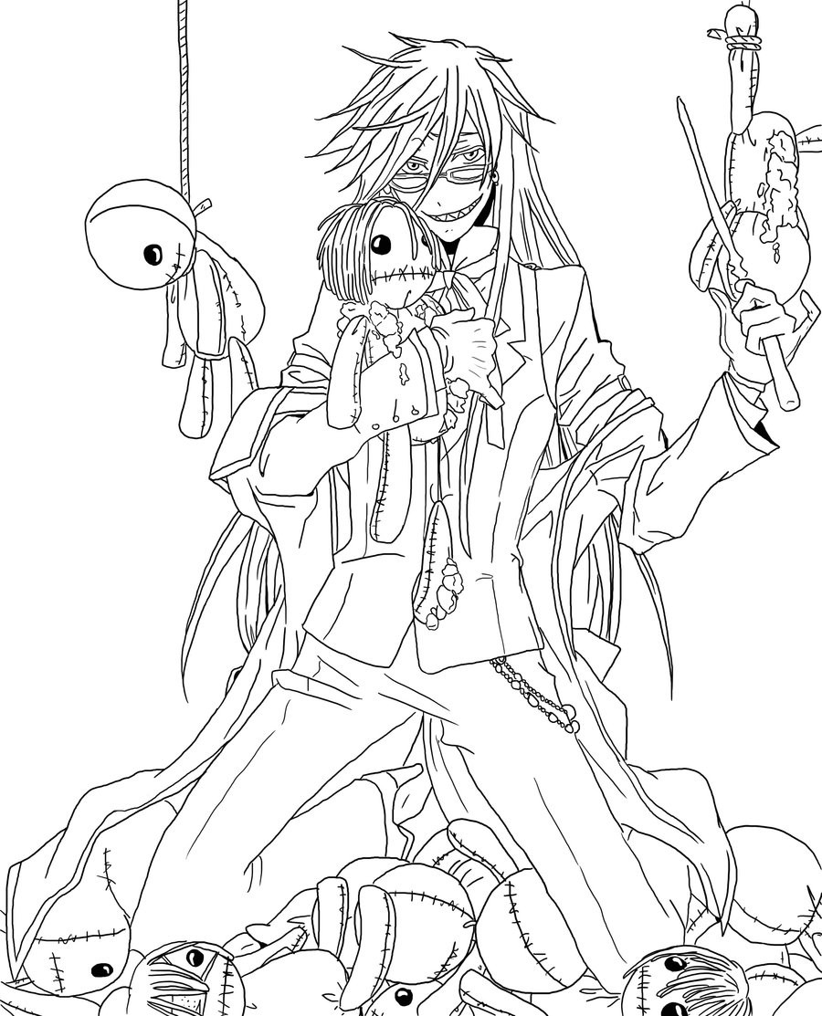 900x1113 Black Butler Coloring Pages 28 Images In 2 Amazing