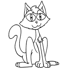 230x230 Top 25 Free Printable Halloween Cat Coloring Pages Online