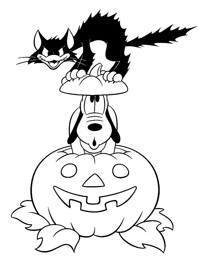 668x890 Free Disney Halloween Coloring Pages Halloween Coloring, Disney