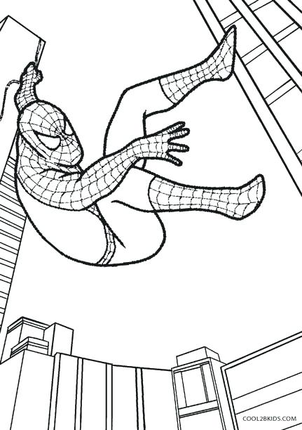 Spiderman Coloring Pages 431x612 Spiderman Coloring Pages