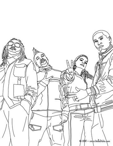 The Black Eyed Peas Coloring Page. More Black Eyed Peas Content 364x470 The Black Eyed Peas Coloring Page. More Black Eyed Peas Content