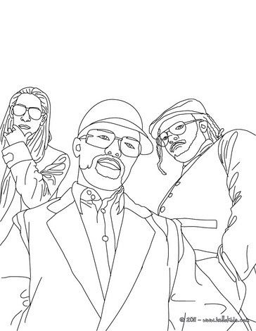 This Will. I. Am., Taboo And Apl. De. Ap. Coloring Page, More 364x470 This Will. I. Am., Taboo And Apl. De. Ap. Coloring Page, More