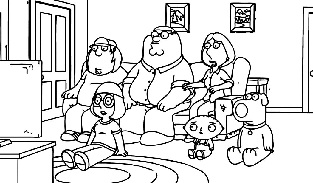 1050x614 Black Family Coloring Pages, Family Color Page Coloring Pages