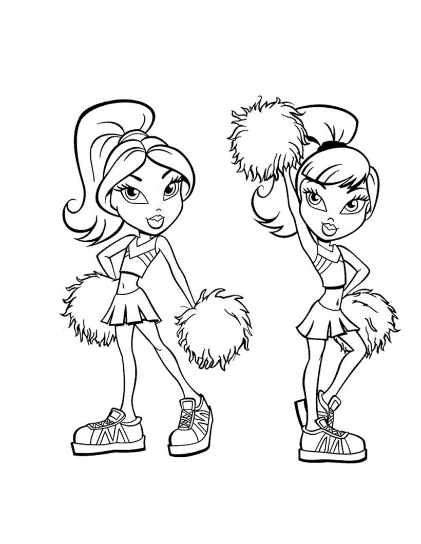 820x1060 Bratz Coloring Pages