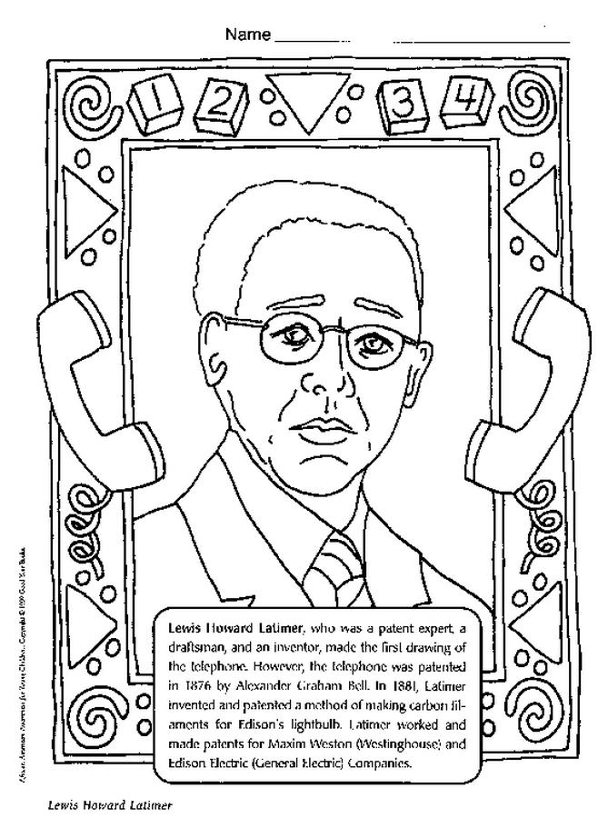 Coloring Pages Of African American Heroes 658x900 Coloring Pages Of African American Heroes