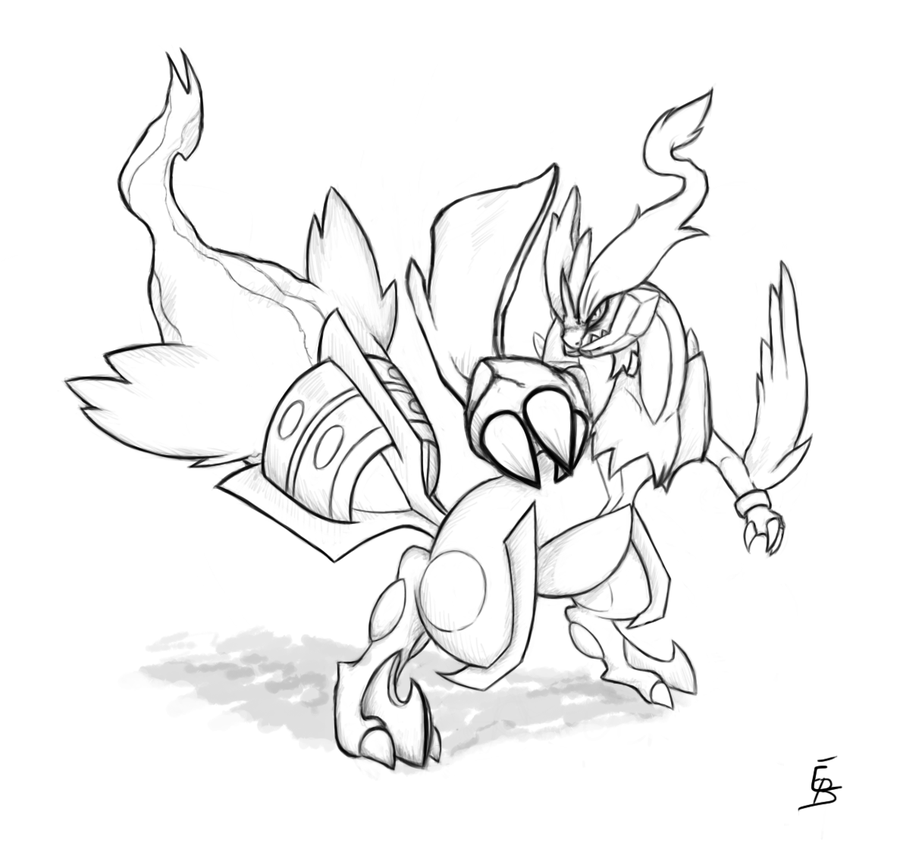 900x852 Kyurem Coloring Pages