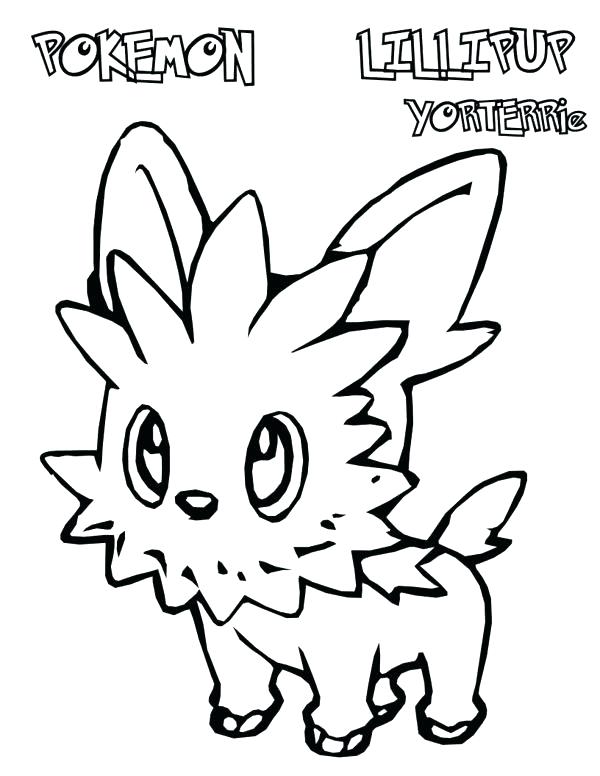 600x776 Pokemon White Coloring Pages