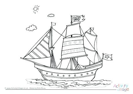 460x325 Pirate Ship Colouring Pirate Ship Coloring Pages Coloring Pages