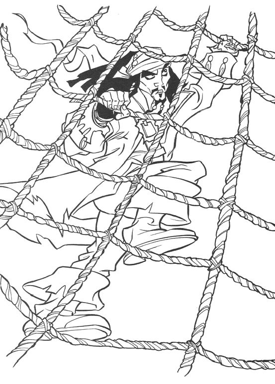 553x773 Activity Jack Sparrow And The Black Pearl Coloring Pages