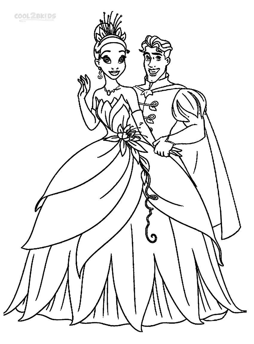 850x1150 Printable Princess Tiana Coloring Pages For Kids Cool2bkids