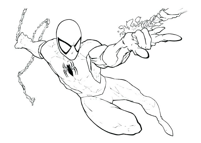 Black Spiderman Coloring Pages at GetColorings.com | Free printable