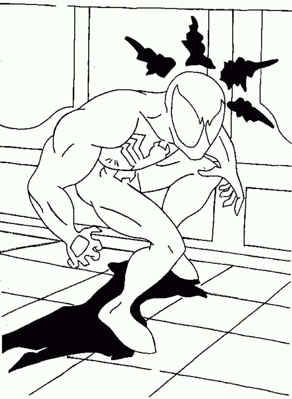 1000x1365 Black Spiderman Coloring Pages