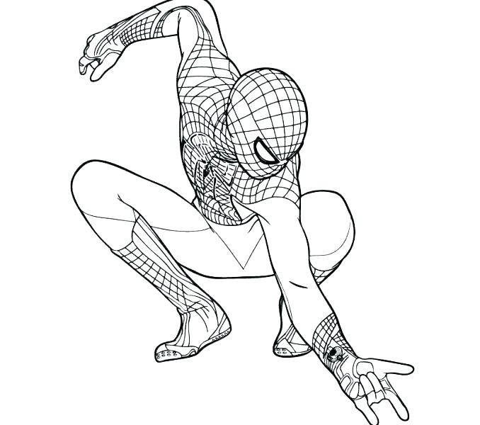 Black Spiderman Coloring Pages at GetColorings.com | Free printable