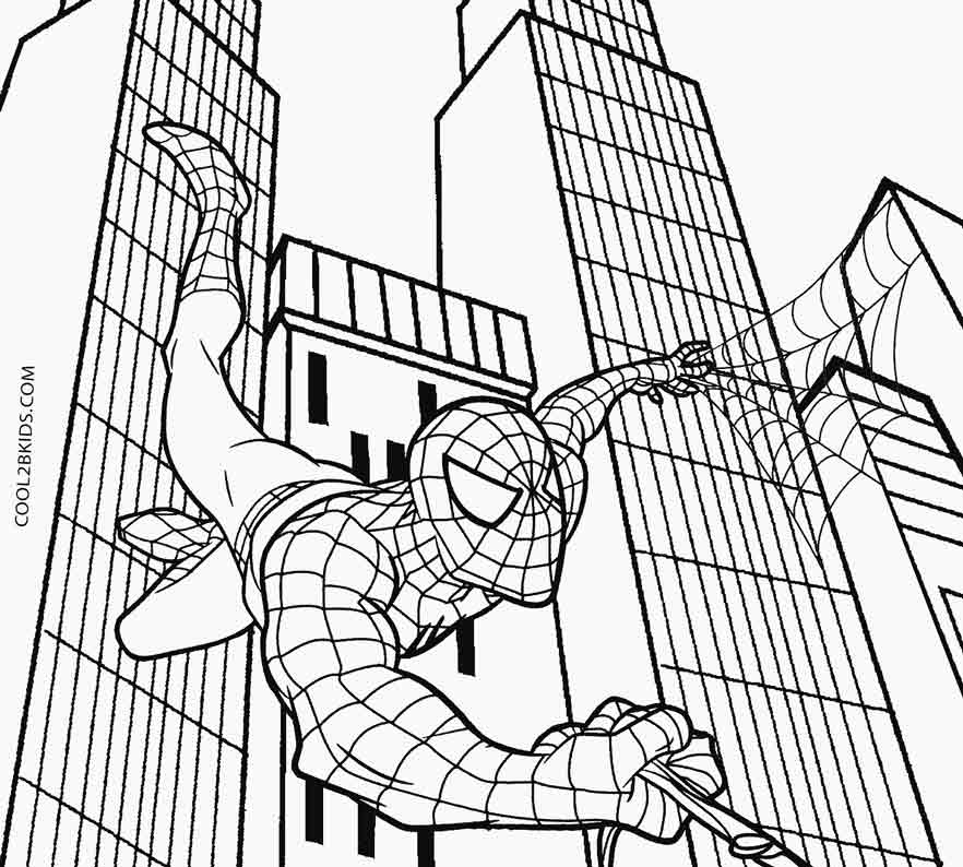 Printable Spiderman Coloring Pages For Kids Cool2bkids 882x794 Printable Spiderman Coloring Pages For Kids Cool2bkids