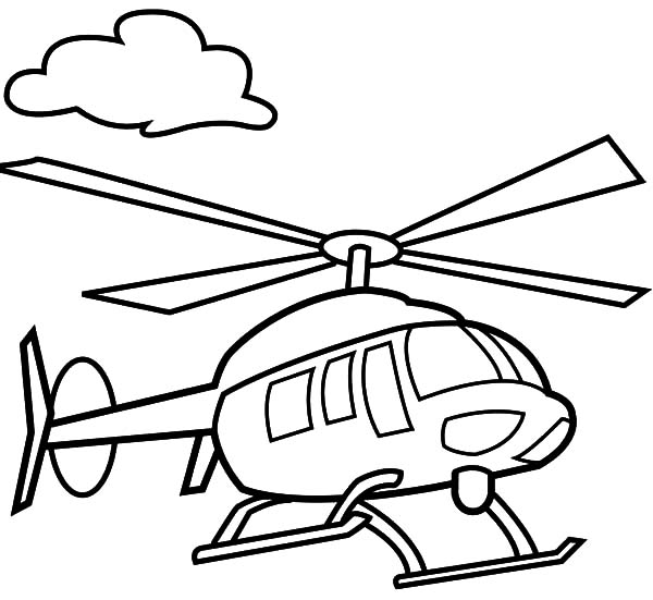 Drawn Helicopter Colouring Page 600x551 Drawn Helicopter Colouring Page