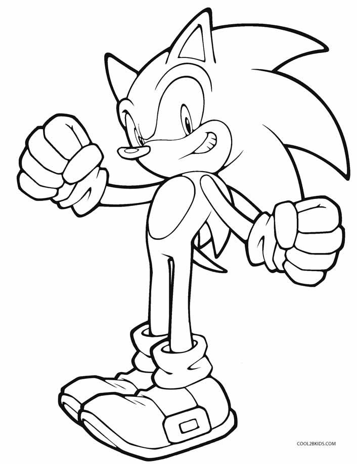 Printable Sonic Coloring Pages For Kids Cool2bkids 706x919 Printable Sonic Coloring Pages For Kids Cool2bkids