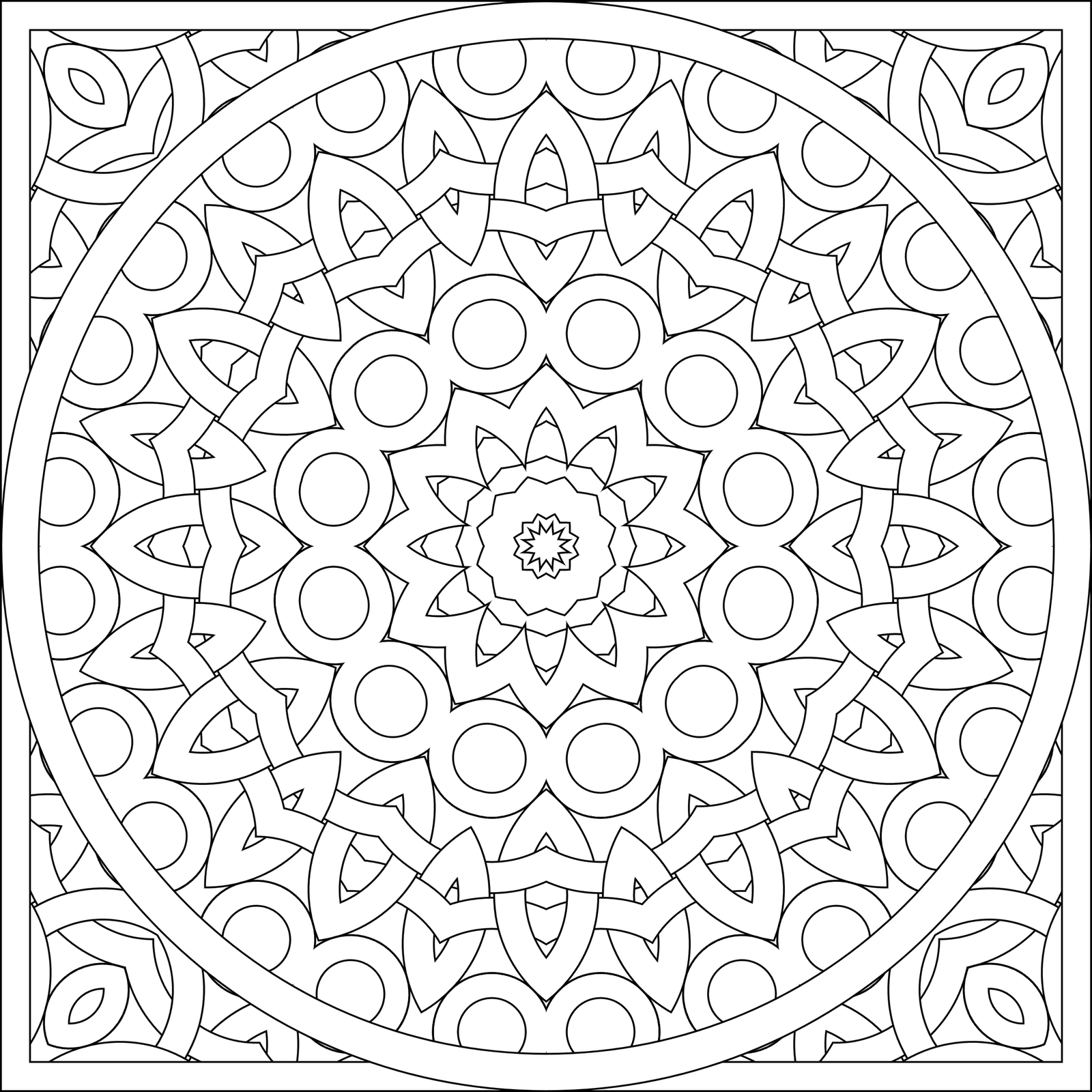 Blank Coloring Pages 1600x1600 Blank Coloring Pages