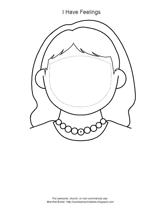 Blank Face Coloring Page Girl Face Coloring Page Blank Face 669x868 Blank Face Coloring Page Girl Face Coloring Page Blank Face