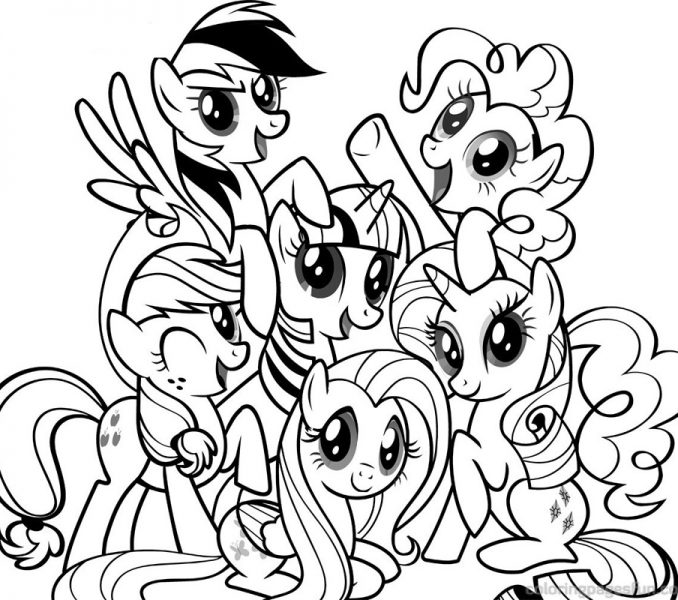 678x600 My Little Pony Pictures To Print And Color Coloring Page