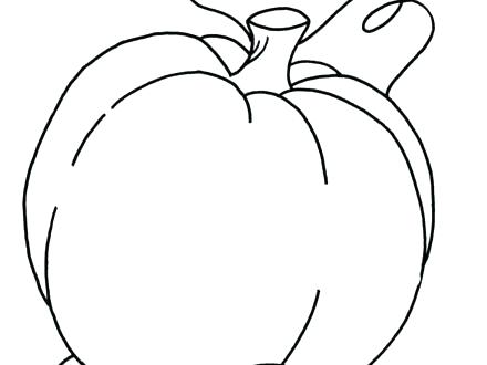 440x330 Free Blank Pumpkin Coloring Pages Page Fall
