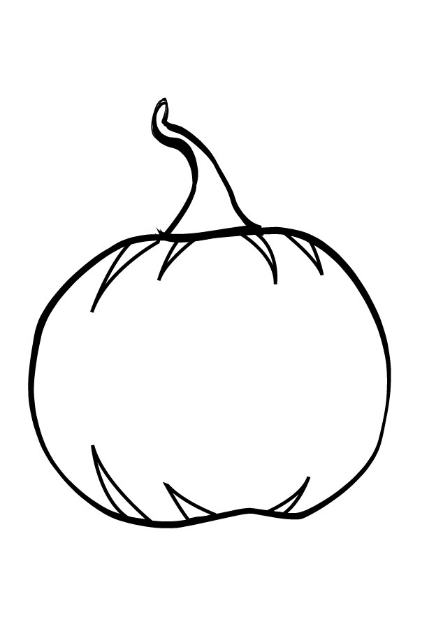 634x900 Blank Pumpkin Coloring Pages Free Printable Pumpkin Coloring Pages