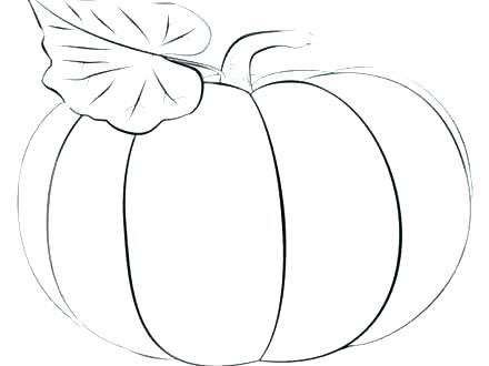 440x330 Blank Pumpkin Coloring Pages Blank Pumpkin Coloring Page Pumpkin