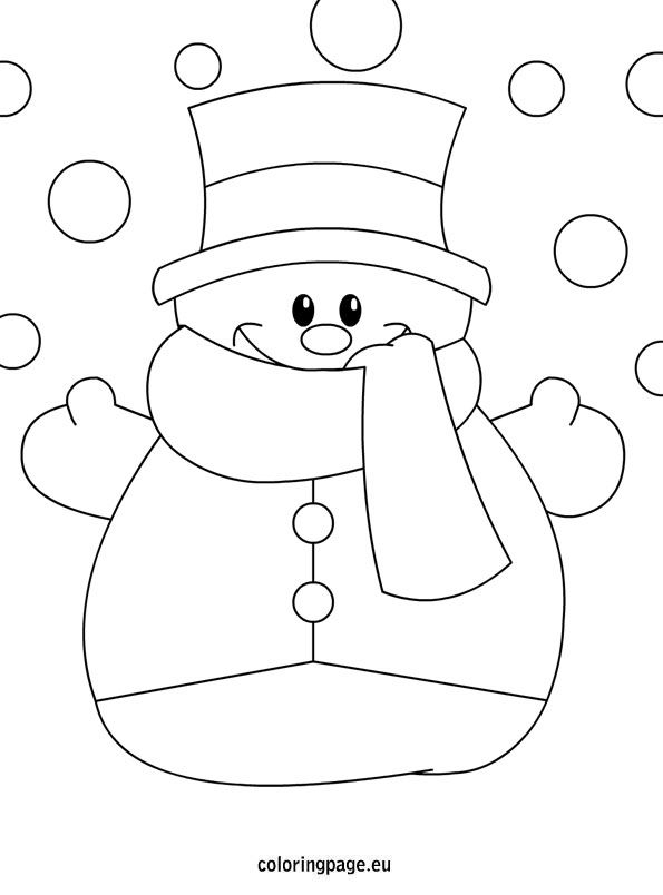 Blank Snowman Coloring Page Tags Snowman Coloring Page Seniors 595x804 Blank Snowman Coloring Page Tags Snowman Coloring Page Seniors