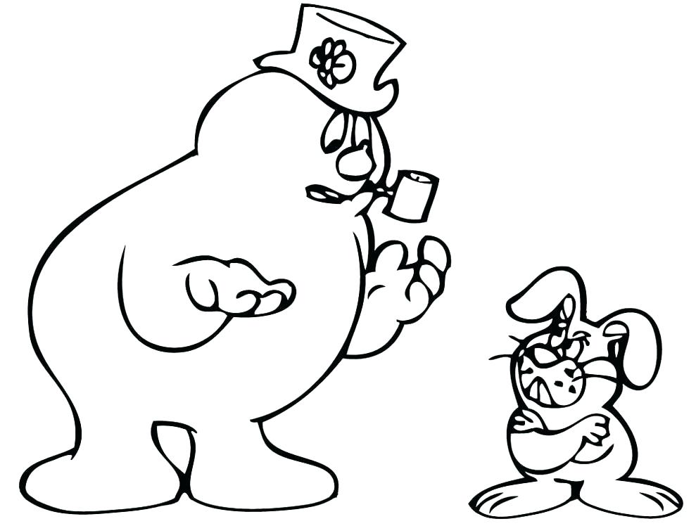 989x748 Snowman Pictures To Color Blank Snowman Coloring Page Together