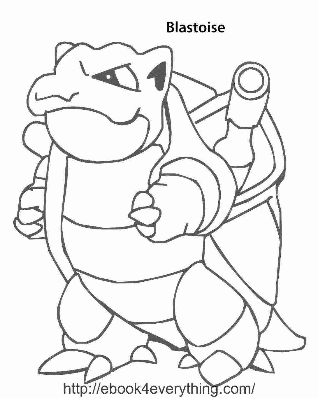 1091x1365 Mega Blastoise Coloring Page Download Pokemon Pages Cartoons Showy