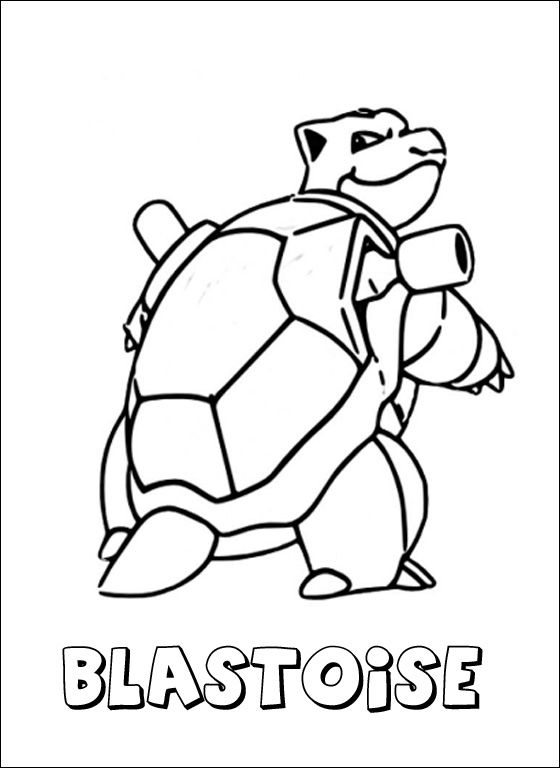 560x768 Blastoise Coloring Pages Blastoise Coloring Page Pokemon