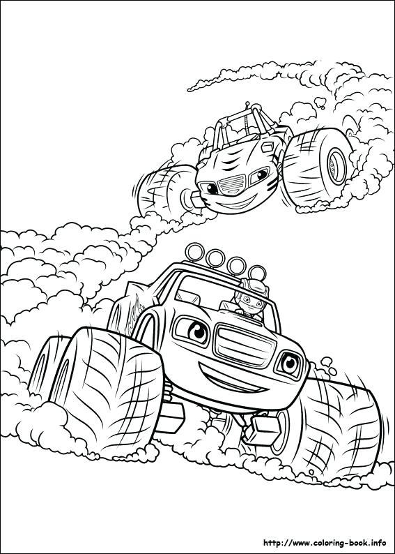 Machine Coloring Pages Blaze And The Monster Machine Coloring 567x794 Machine Coloring Pages Blaze And The Monster Machine Coloring