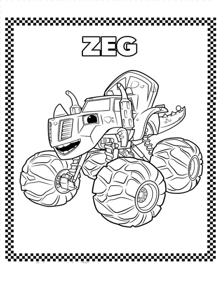 Blaze And The Monster Machines Coloring Pages 10 Coloring 750x1000 Blaze And The Monster Machines Coloring Pages 10 Coloring