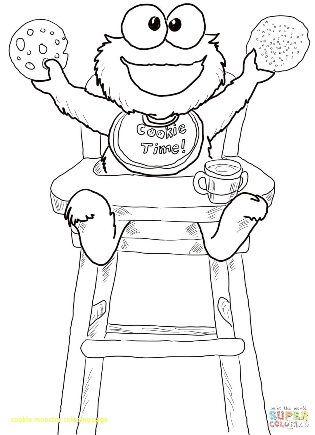 Coloring Pages ~ Monster Coloring Page Cookie With Time For Pages 1024x1416 Coloring Pages ~ Monster Coloring Page Cookie With Time For Pages
