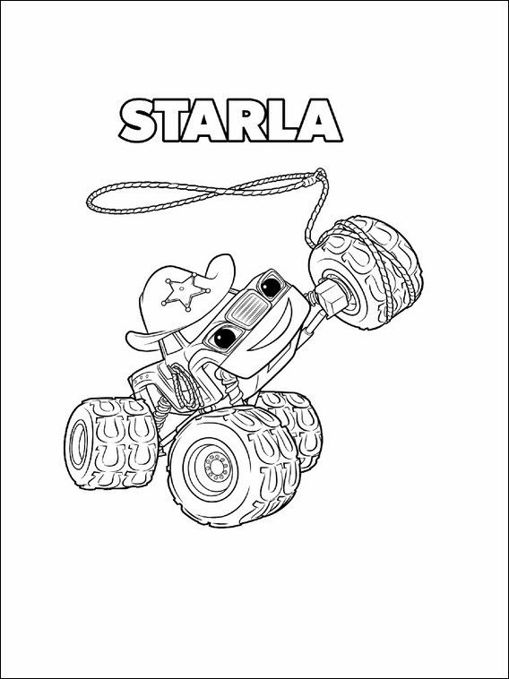 Blaze And The Monster Machines Coloring Pages 7 Blaze 568x758 Blaze And The Monster Machines Coloring Pages 7 Blaze