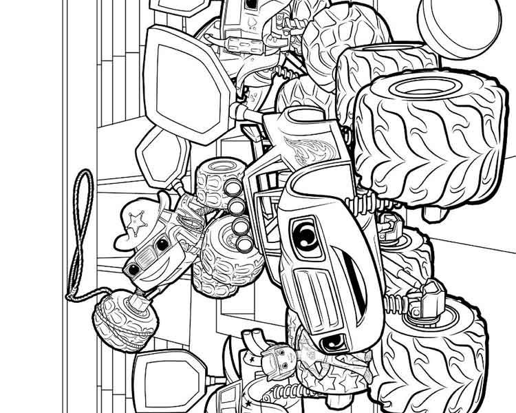 Charming Design Blaze Coloring Pages Blaze And The Monster 750x600 Charming Design Blaze Coloring Pages Blaze And The Monster