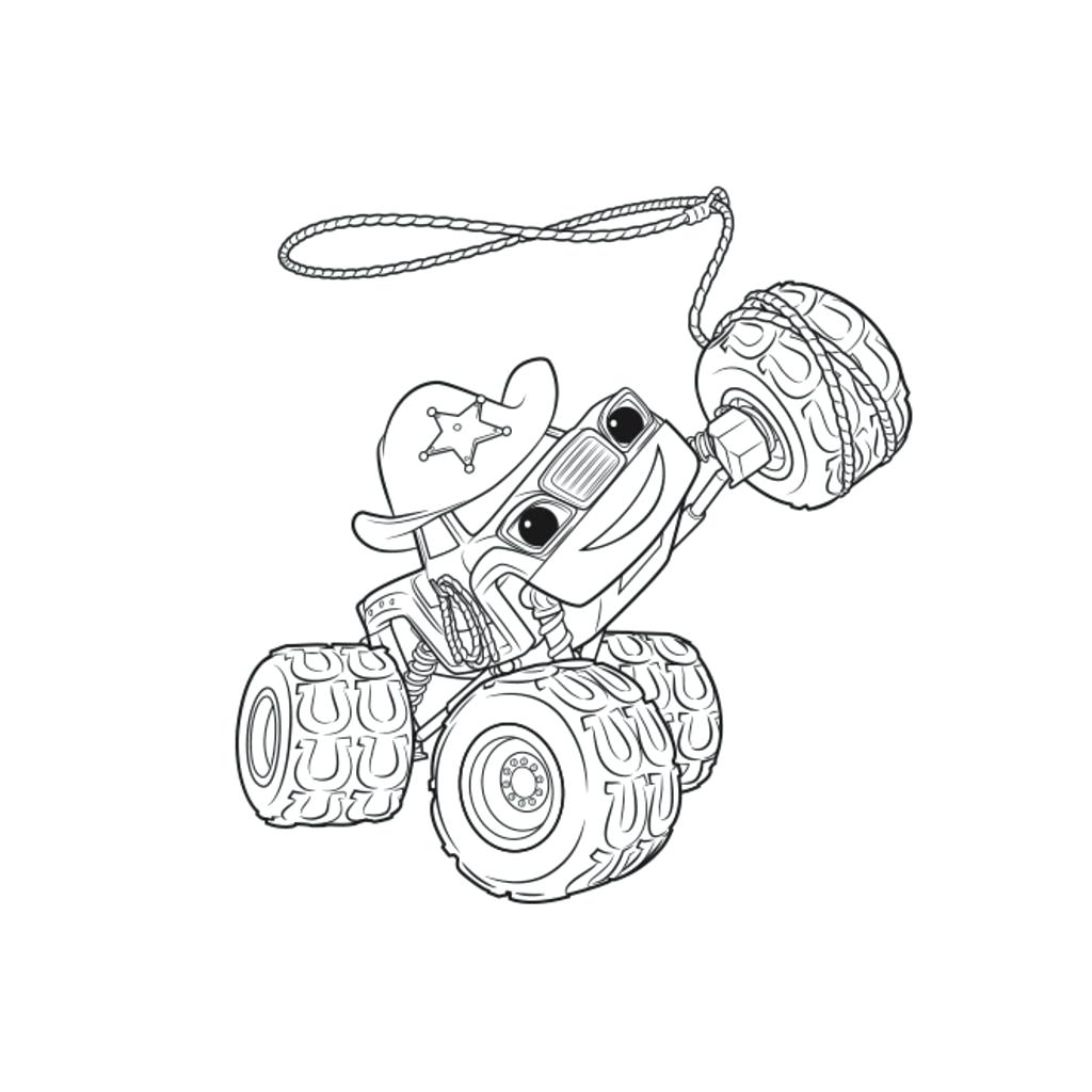 Blaze And The Monster Machine Coloring Pages Or Crusher Of Blaze 1024x1024 Blaze And The Monster Machine Coloring Pages Or Crusher Of Blaze