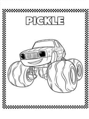 290x386 Blaze And The Monster Machines Coloring Pages