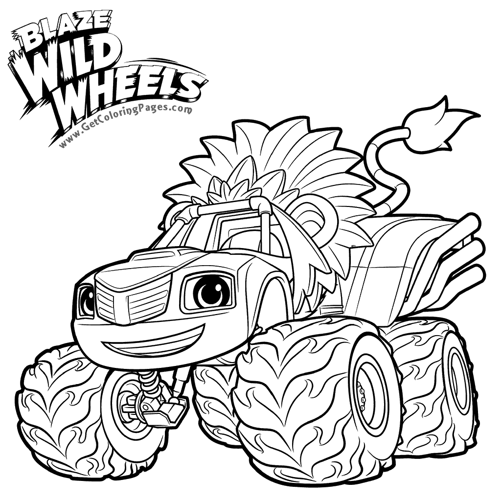 Blaze Coloring Pages To Print at GetColorings.com | Free printable ...