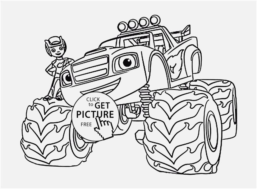 Blaze Coloring Pages Picture Blaze Monster Truck With Boy Coloring 827x609 Blaze Coloring Pages Picture Blaze Monster Truck With Boy Coloring