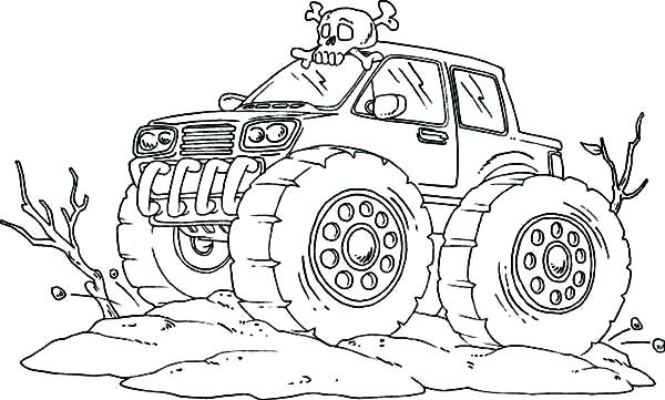 Blaze Monster Truck Printable Coloring Pages Big Monster Truck 600x361 Blaze Monster Truck Printable Coloring Pages Big Monster Truck