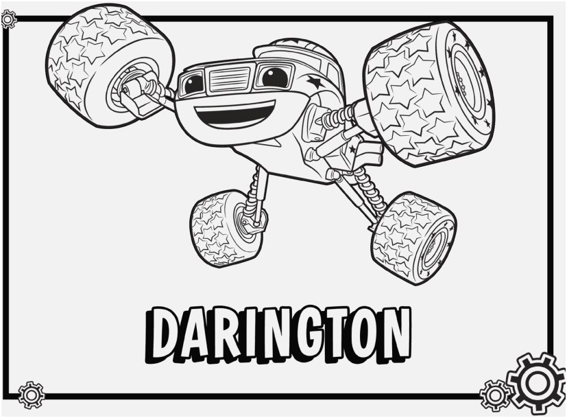 827x609 Blaze Coloring Pages Footage And The Monster Machines Coloring