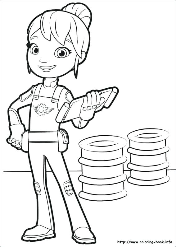 567x794 Blaze Coloring Pages