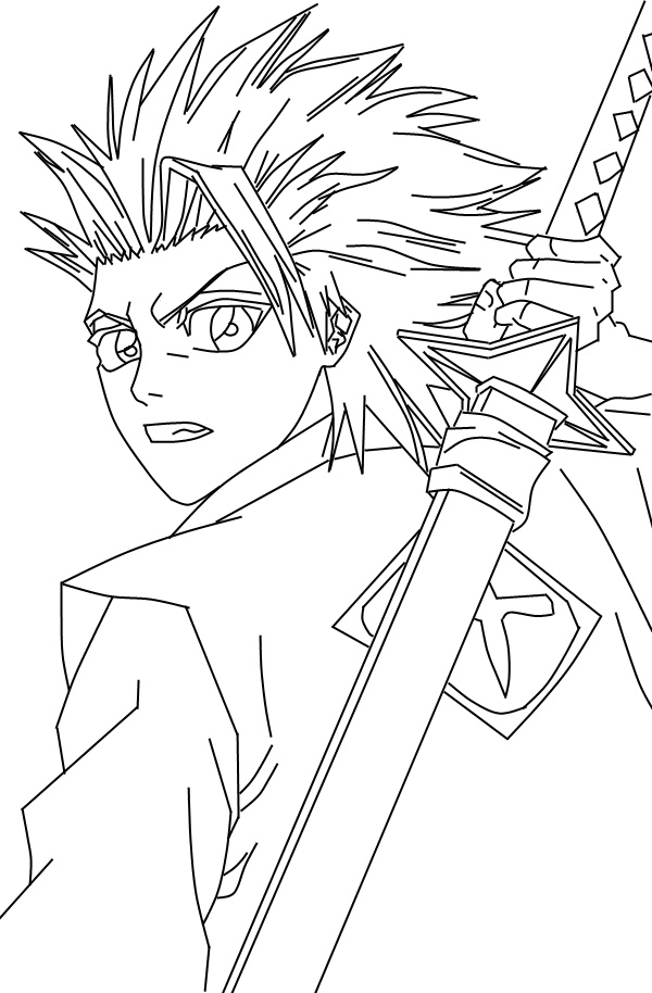 600x914 Bleach Coloring Pages Bleach Coloring Pages