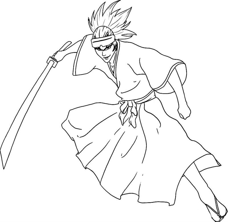 800x778 Bleach Coloring Pages Team Colors