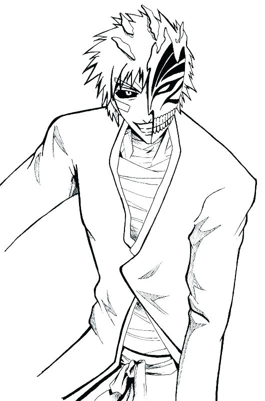530x800 Extraordinary Bleach Coloring Pages Bleach Coloring Pages Amazing