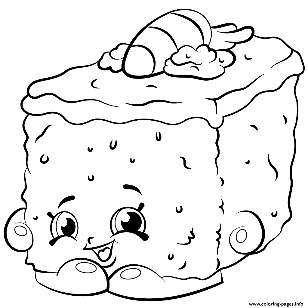 1024x1024 Bakery Carrie Carrot Cake Shopkins Season 2 Coloring Pages Printable