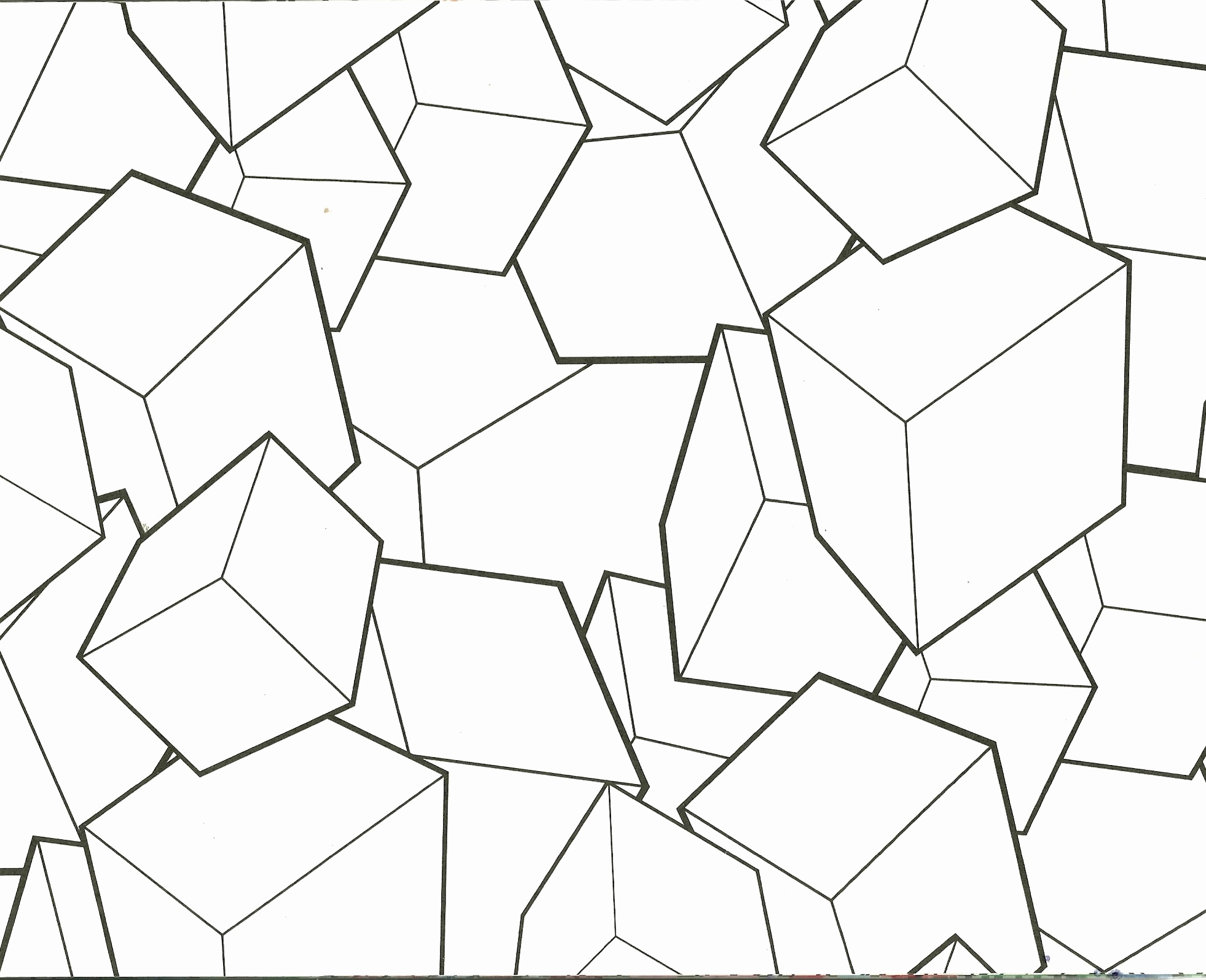 1962x1596 Cactus Coloring Page Elegant Geometric Blocks Design Coloring