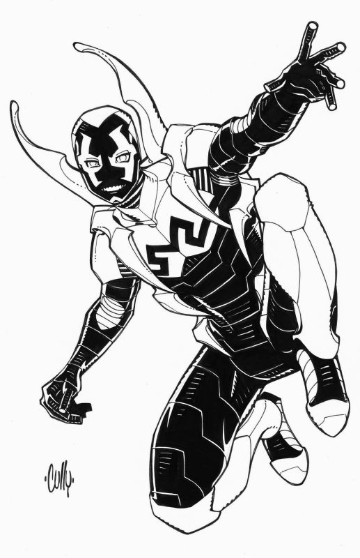 517x800 Blue Beetle Coloring Pages Blue Beetle Coloring Pages Ebcs