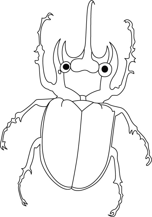 518x740 Shape Of The Blue Beetle Coloring Page