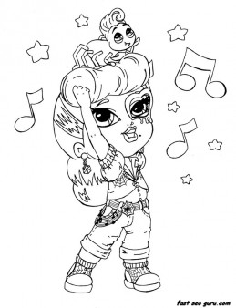 259x338 Printable Monster High Lagoona Blue Coloring Pages